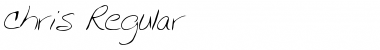 Download Chris Regular Font Title Preview