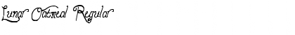 Download Lunar Oatmeal Regular Font Title Preview