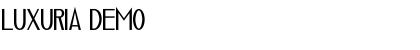 Download Luxuria Demo Font Title Preview