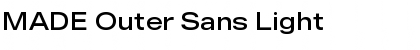 Download MADE Outer Sans Light Font