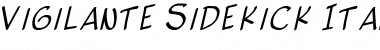 Download Vigilante Sidekick Italic Font Title Preview
