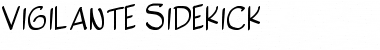 Download Vigilante Sidekick Regular Font Title Preview