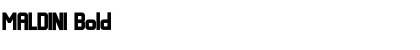 Download MALDINI Bold Font Title Preview