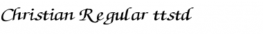 Download Christian Regular Font Title Preview