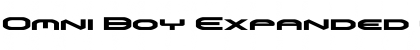 Download Omni Boy Expanded Expanded Font Title Preview