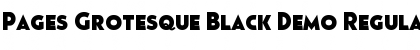 Download Pages Grotesque Black Demo Regular Font Title Preview