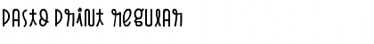 Download Pasto Print Regular Font Title Preview