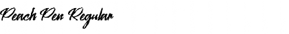 Download Peach Pen Regular Font Title Preview