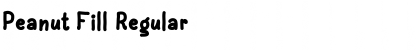 Download Peanut Fill Regular Font Title Preview