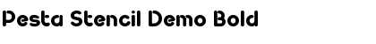 Download Pesta Stencil Demo Bold Font Title Preview