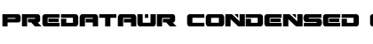 Download Predataur Condensed Condensed Font Title Preview