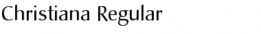 Download Christiana Regular Font Title Preview