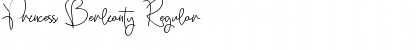 Download Princess Berlianty Regular Font Title Preview