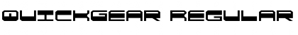 Download QuickGear Regular Font Title Preview