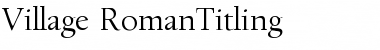 Download Village Regular Font Title Preview