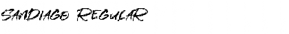 Download Sandiago Regular Font Title Preview