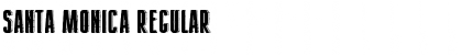 Download Santa Monica Regular Font Title Preview