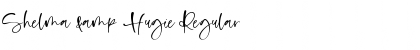 Download Shelma & Hugie Regular Font Title Preview