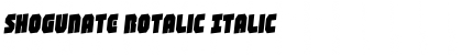 Download Shogunate Rotalic Italic Font Title Preview
