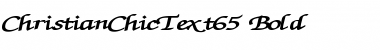 Download ChristianChicText65 Bold Font Title Preview
