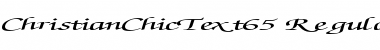 Download ChristianChicText65 Regular Font Title Preview