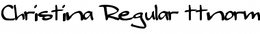 Download Christina Regular Font Title Preview