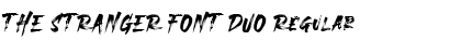 Download THE STRANGER FONT DUO Regular Font