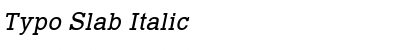 Download Typo Slab Italic Font Title Preview