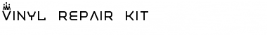Download Vinyl repair kit Regular Font Title Preview