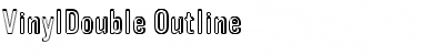 Download VinylDouble Outline Regular Font Title Preview