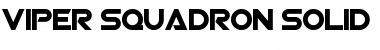 Download Viper Squadron Solid Regular Font Title Preview