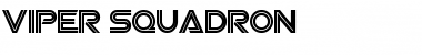 Download Viper Squadron Regular Font Title Preview