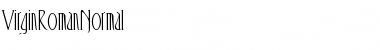 Download VirginRoman Regular Font Title Preview