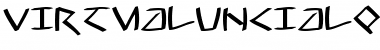 Download VirtualUncialQuillSoft Regular Font Title Preview