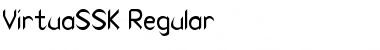Download VirtuaSSK Regular Font Title Preview
