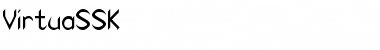 Download VirtuaSSK Regular Font Title Preview