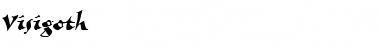 Download Visigoth RomanItalic Font Title Preview