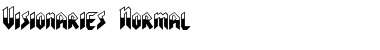 Download Visionaries Normal Font Title Preview