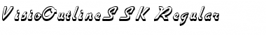 Download VisioOutlineSSK Regular Font Title Preview