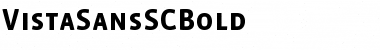 Download VistaSansSCBold Regular Font Title Preview
