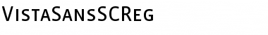 Download VistaSansSCReg Regular Font Title Preview