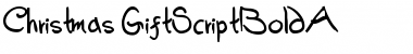 Download Christmas GiftScriptBoldA Font Title Preview