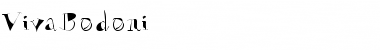Download VivaBodoni Regular Font Title Preview