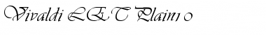 Download Vivaldi LET Plain Font Title Preview