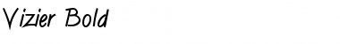 Download Vizier Bold Font Title Preview