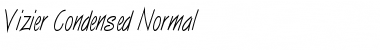 Download Vizier Condensed Normal Font Title Preview