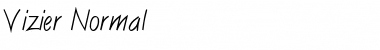 Download Vizier Normal Font Title Preview