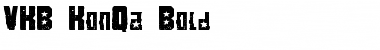 Download VKB KonQa Bold Font Title Preview