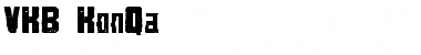 Download VKB KonQa Capitalist Font Title Preview