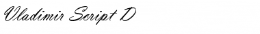 Download Vladimir Script D Regular Font Title Preview